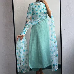 Women Basket Women Floral Regular Kurta with Trousers & With Dupatta-picture-24