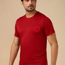 SZN Men Printed Raw Edge T-shirt-picture-23