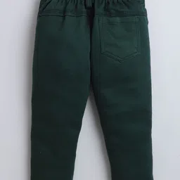 Sangria Boys Printed Round Neck T-shirt & Trousers with Jacket Set image 5