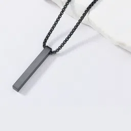 Roadster Silver-Plated Geometric Pendants with Chains image 4