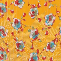 Moda Rapido Yellow Embellished Poly Georgette Sarees image 2