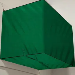 Stylista Green Solid Waterproof Air Conditioner Covers image 2