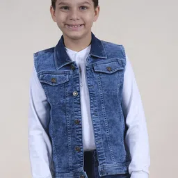 KiddoPanti Boys Washed Denim Jacket-picture-43