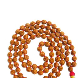 Divine souvenirs Unisex Rudraksh Beaded Minimal Chain-picture-10