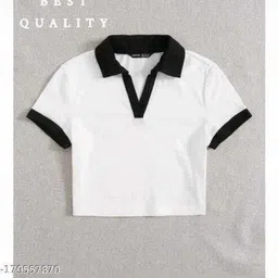 PINOVO Women 2 Polo Collar Pure Cotton T-shirt-image-7