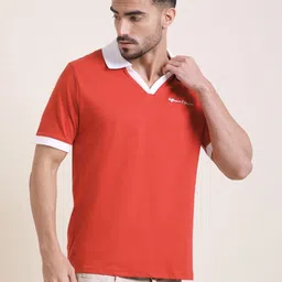 Difference of Opinion Men Printed Polo Collar T-shirt image 5