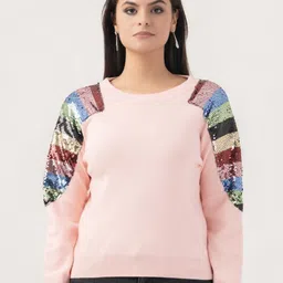 Albion By CnM Women Embellished Pullover Sweater-picture-35