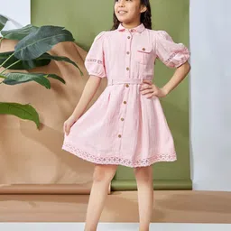 Peppermint Bell Sleeve A-Line Dress-picture-33