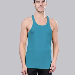 Friskers Men Cotton Round Neck Sleeveless Gym Vest-picture-18