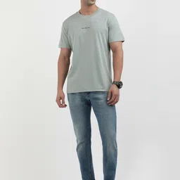 Calvin Klein Jeans Men Graphic Printed Round Neck Cotton T-Shirt image 5