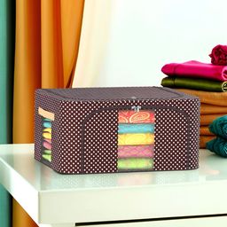 Myntra Elegant Homes Brown & White Waterproof Drawer Organisers 24L-picture-40