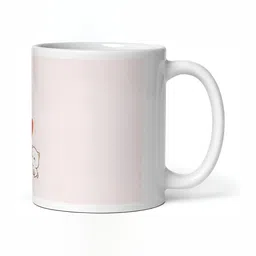 Mr UVD White Cartoon Characters Printed Ceramic Glossy Mug 350 ml image 3