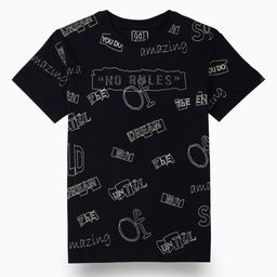 Gini and Jony Boys Typography Printed Round Neck Cotton T-shirt-picture-24