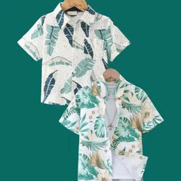 BAESD Boys Classic Floral Printed Casual Shirt-picture-51