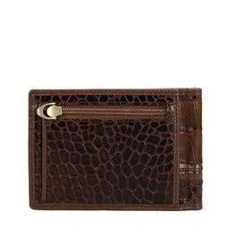 Da Milano Men Animal Textured Leather Two Fold Wallet image 3
