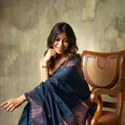 LALITATEX Ethnic Motifs Silk Blend Saree image 3