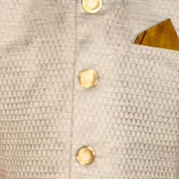 Pehanaava Boys Mandarin Collar Kurta with Pyjamas & Waistcoat image 2