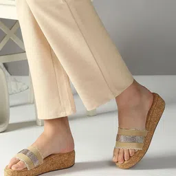 Inc 5 Women Embellished Open Toe Flats-picture-26