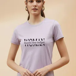 GLITO X Women Typography Printed T-shirt-picture-23