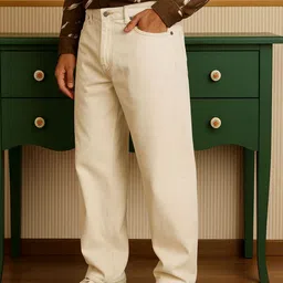 The Roadster Lifestyle Co Mid Rise Relaxed Fit Jeans image 4