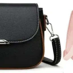 Blue, Pink Women Sling Bag PU Leather Women Sling bag-image-19