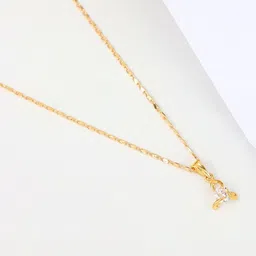 GARNISHA Women Gold-Plated Stainless Steel Cubic Zirconia Chain Pendant-picture-20