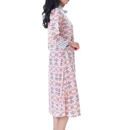 Silselah Printed A-Line Midi Dress image 2