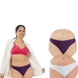 ORLIZEA Set Of 2 Cotton Blend Thongs-image-84