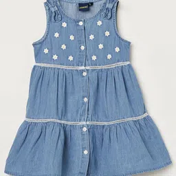 Juniors by Lifestyle Embroidered A-Line Dress-picture-33