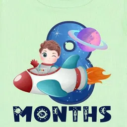 Arvesa 8 Month Baby Printed Bodysuit image 3