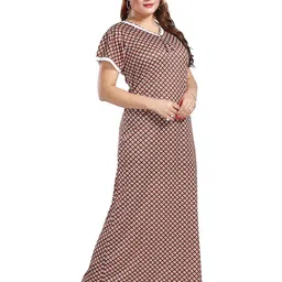 Gutthi Women Brown Nightdress-picture-14