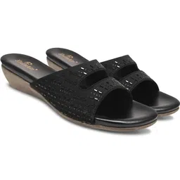 Dollphin Leather Wedge Sandals-picture-30