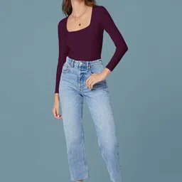 Maheshvi Women Square Neck Fitted Top image 2