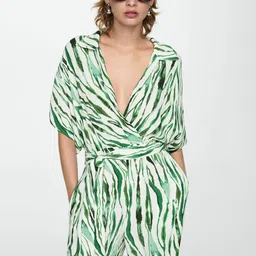 MANGO Printed Belted Jumpsuit-picture-30