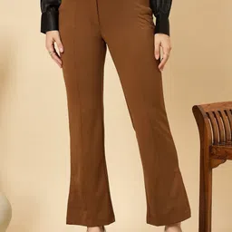 LE BOURGEOIS Women Tailored Wrinkle Free Trousers-picture-29