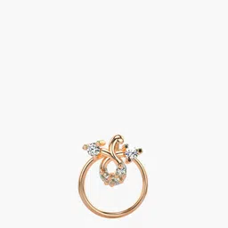 VALANOVA Women Hallmarked 14K Rose Gold & Certified Lab Grown Diamond Nosepin-picture-41