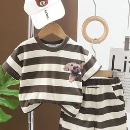 StyleCast x Revolte Boys Pure Cotton Printed T-shirt With Shorts-picture-25