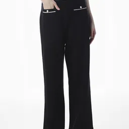 ONLY Women Straight Fit High-Rise Cotton Regular Trousers-picture-24