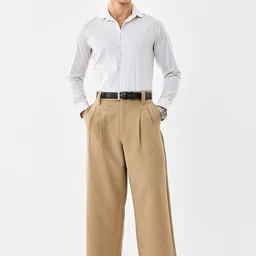 Snitch Men High-Rise Pleated Trousers image 2