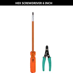 themisto TH-T22 HEX Screwdriver with Wire stripper Combination Screwdriver image 1