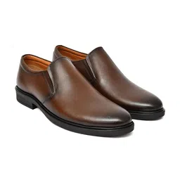 NICO NERINI Men Leather Formal Slip-Ons image 3