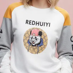 DressBerry Women Printed Pullover Sweatshirt image 3