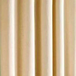 BELLA TRUE Cream & Green 3 Pieces Black Out Long Door Curtains image 2
