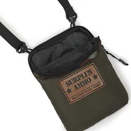 Bewakoof Surplus Ammo Printed PU Bucket Sling Bag image 4
