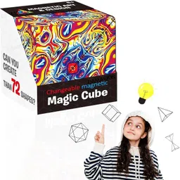 umanath Magic Cube Shape Shifting Puzzle Box Magnetic Cube Puzzle Fun Cube Mind Fun Game-picture-25