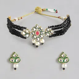 Anouk Gold-Plated Kundan Jewellery Set image 5