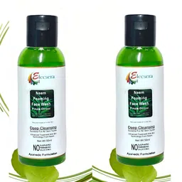 Elecsera Set Of 2 Neem Foaming Face Wash For Pimple Control - 50 ml Each-picture-40