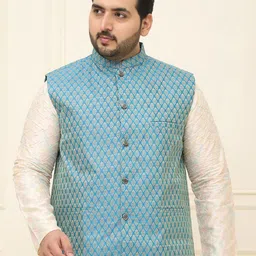 SOJANYA PLUS Woven Design Nehru Jackets-picture-13