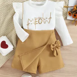 Xsole Girls Printed T-shirt with Shorts-picture-15