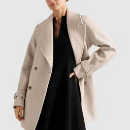 Forever New Belle Notched Lapel Wrap Coat image 4